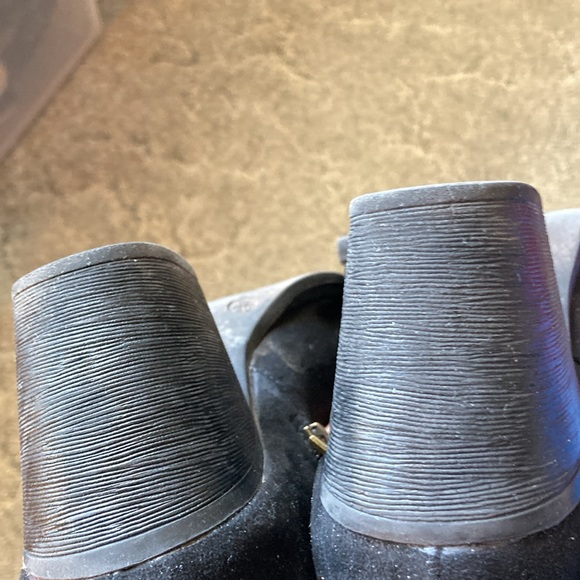 Black Ankle Boots Sz 10 - Picture 6 of 6